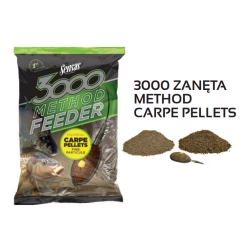 Sensas Zanęta 3000 Method Carpe Pellets 1kg